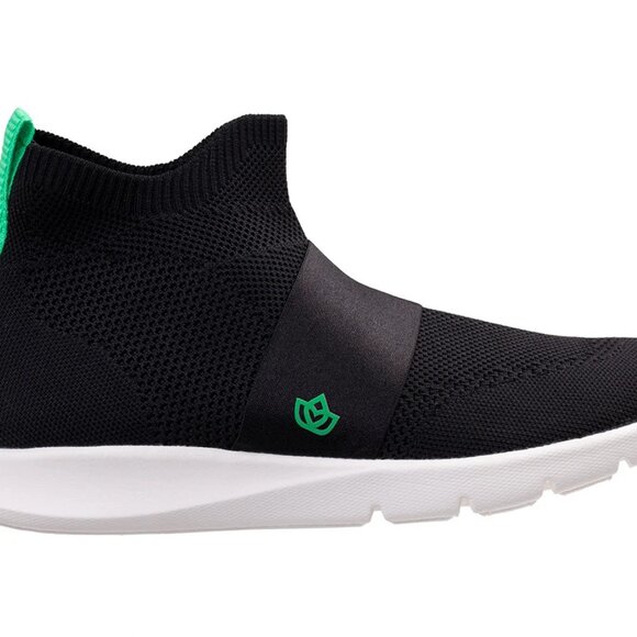 NIB Waco Shoe Company Karma Deluxe Black Slip On knit Shoes 8B Euro 38.5 - Picture 2 of 5